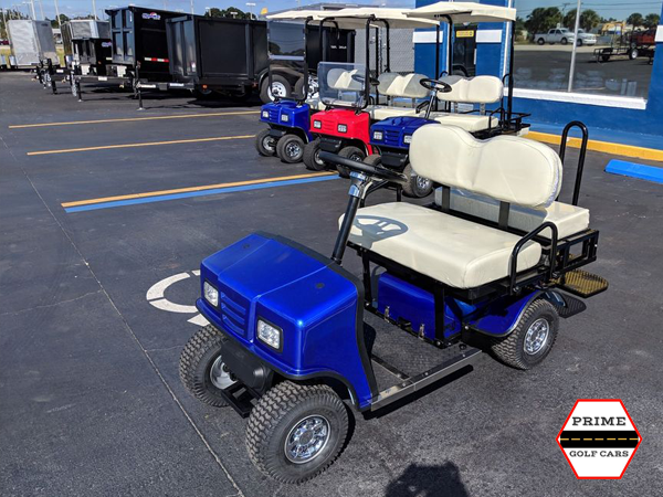 Blue Cricket SX3 Mini Mobility Golf Cart affordable golf cart rental, golf cart rent lehigh acres