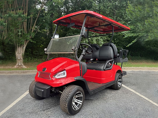 Red Elite EV 4 Passenger Golf Cart lehigh acres golf cart rental, golf cart rentals